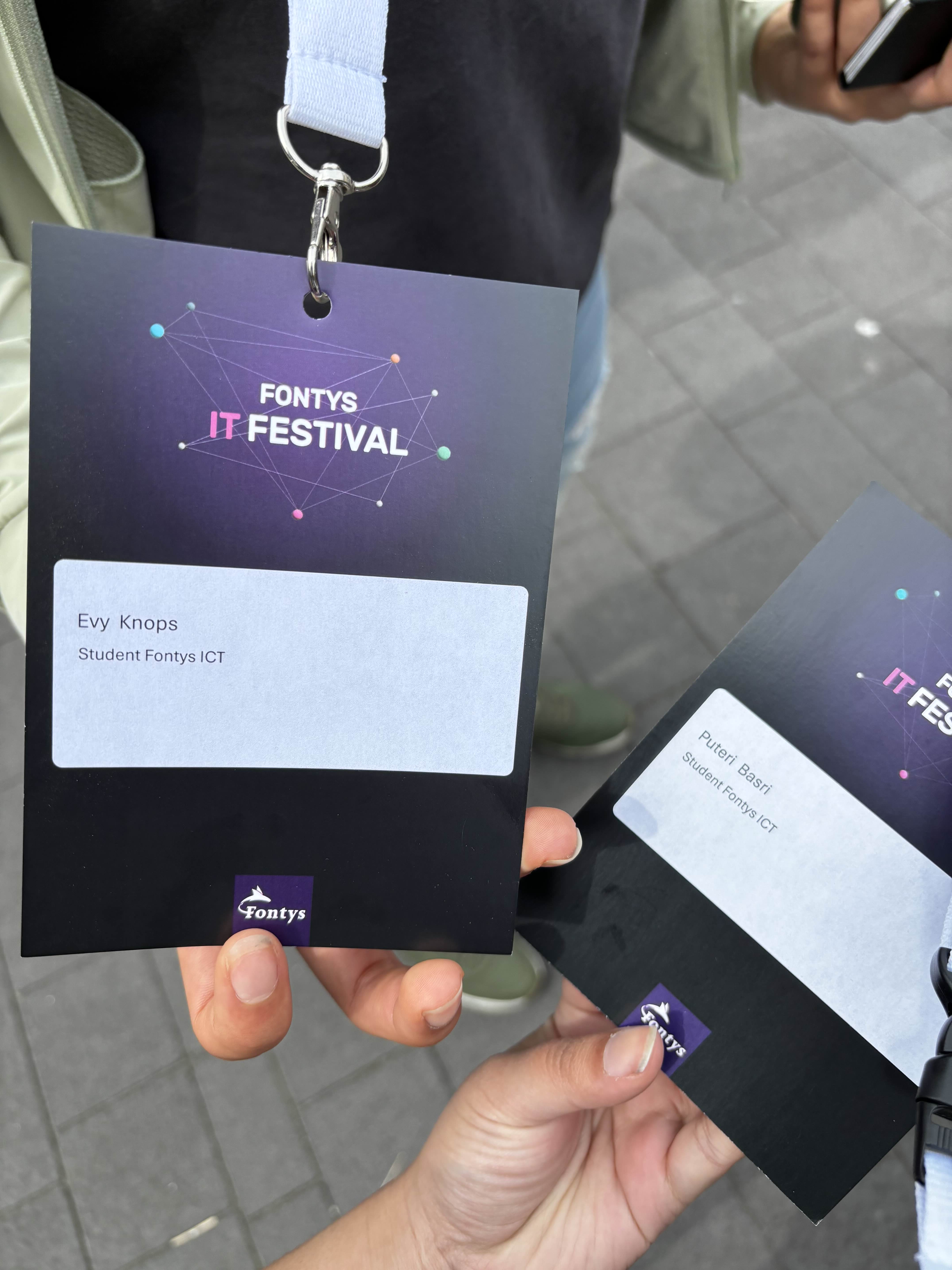 Fun moments at Fontys IT Festival
